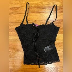 Edikted Black Lace Tank Top